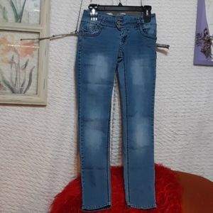 ANGELS JEANS sz 5 Low rise Skinny B12